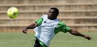 Zambia captain Christopher Katongo during a team training session in Johannesburg on January 10, 2013
